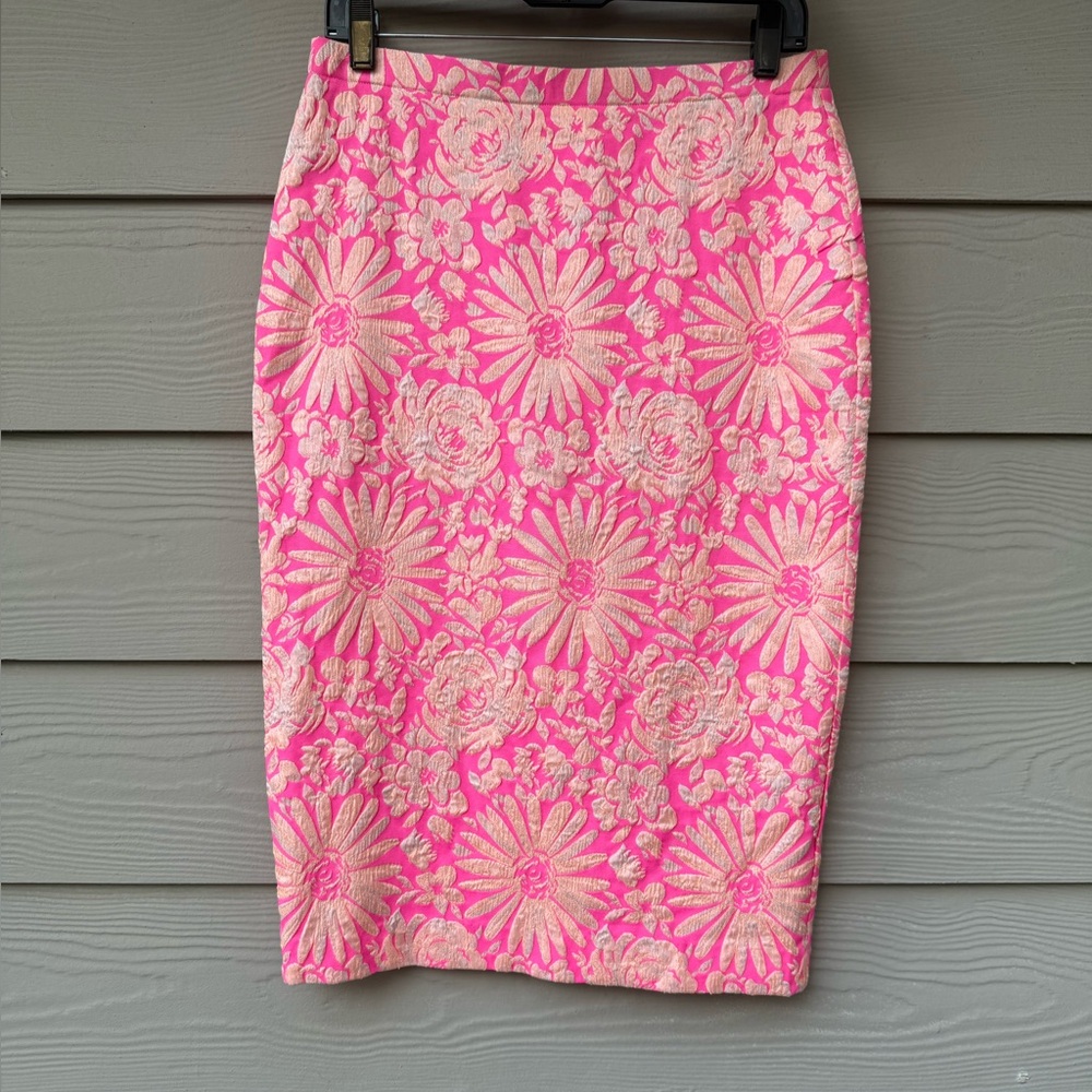 Ann Mashburn Floral Pink Skirt